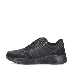 Rieker Men'S Lace-Up Shoes Asphalt Black