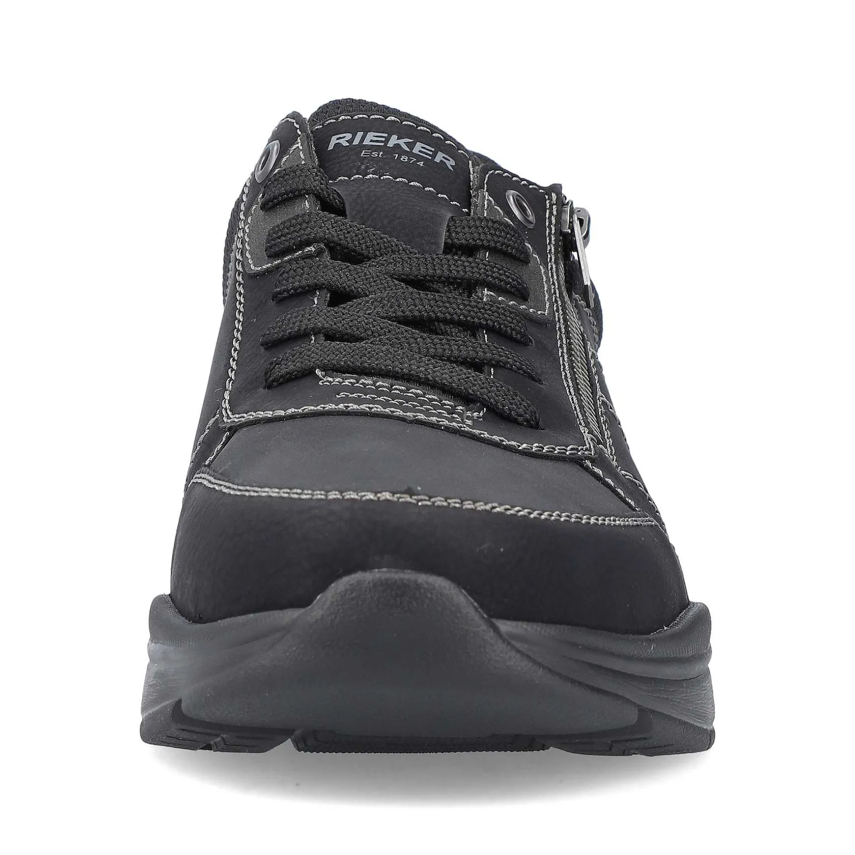 Rieker Men'S Lace-Up Shoes Asphalt Black