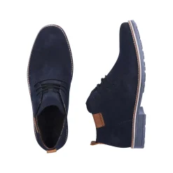 Rieker Men'S Lace-Up Shoes Navy Blue