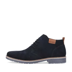 Rieker Men'S Lace-Up Shoes Navy Blue