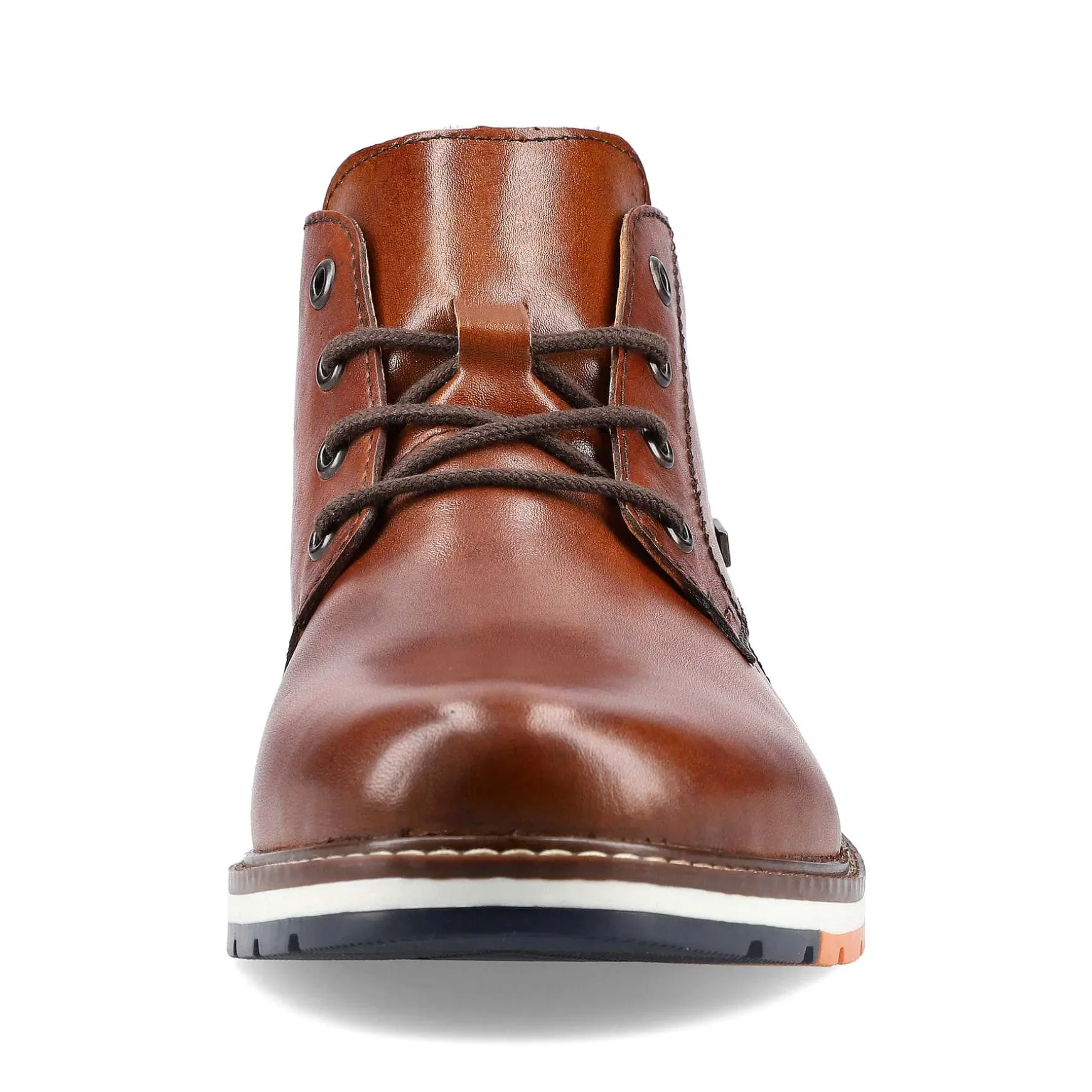 Rieker Men'S Lace-Up Shoes Caramel Brown