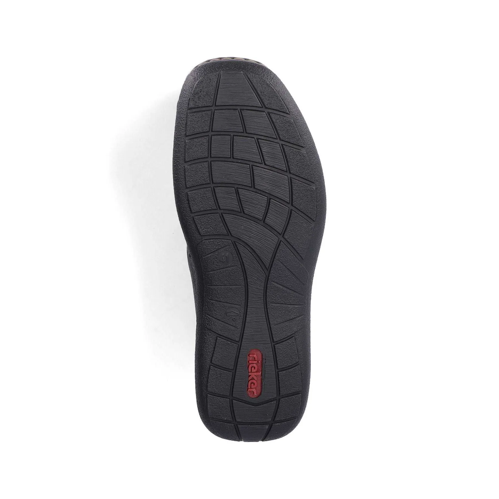 Rieker Men'S Lace-Up Shoes Asphalt Black