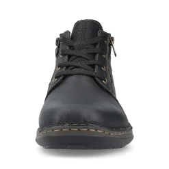 Rieker Men'S Lace-Up Shoes Asphalt Black