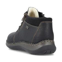 Rieker Men'S Lace-Up Shoes Asphalt Black