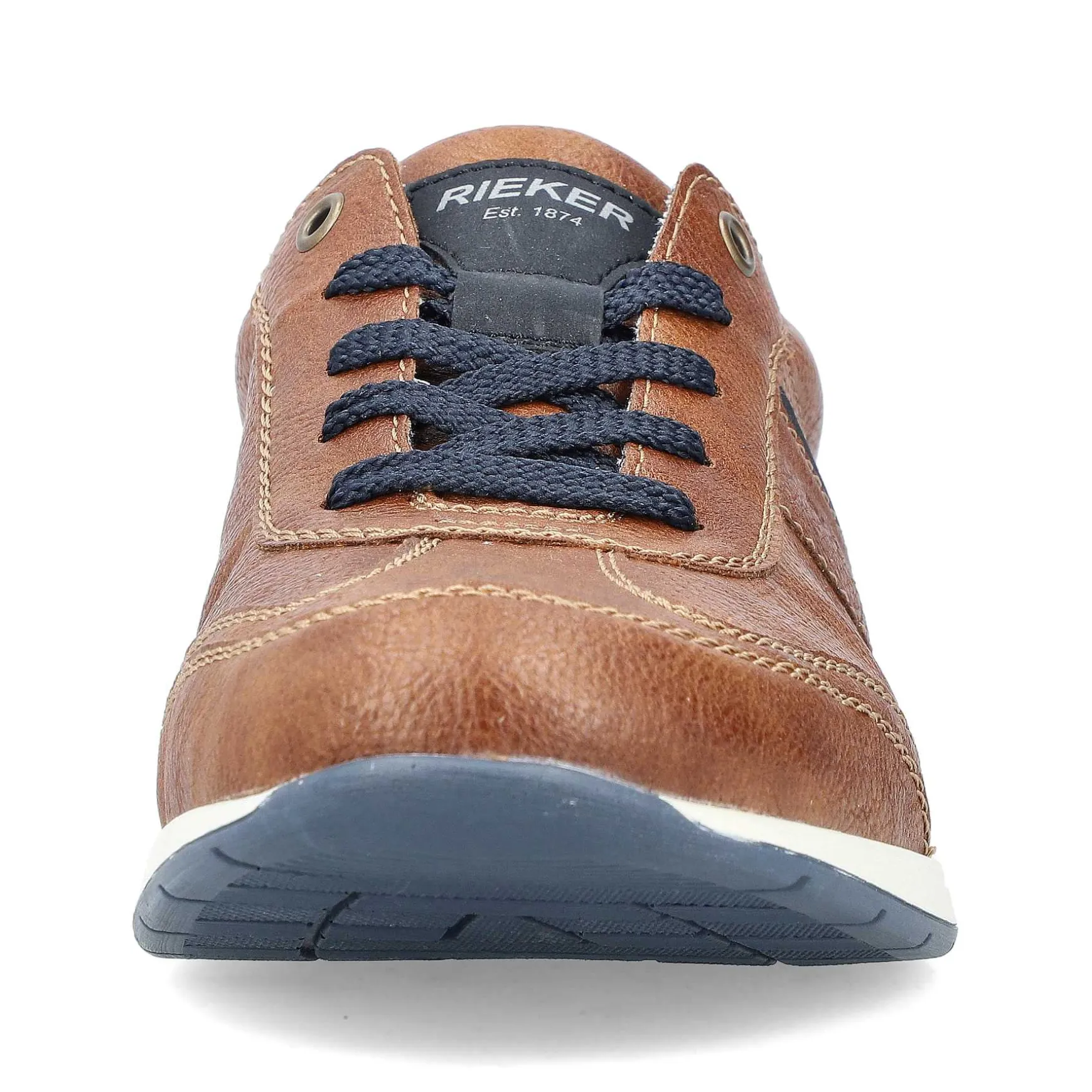 Rieker Men'S Lace-Up Shoes Chestnut Brown