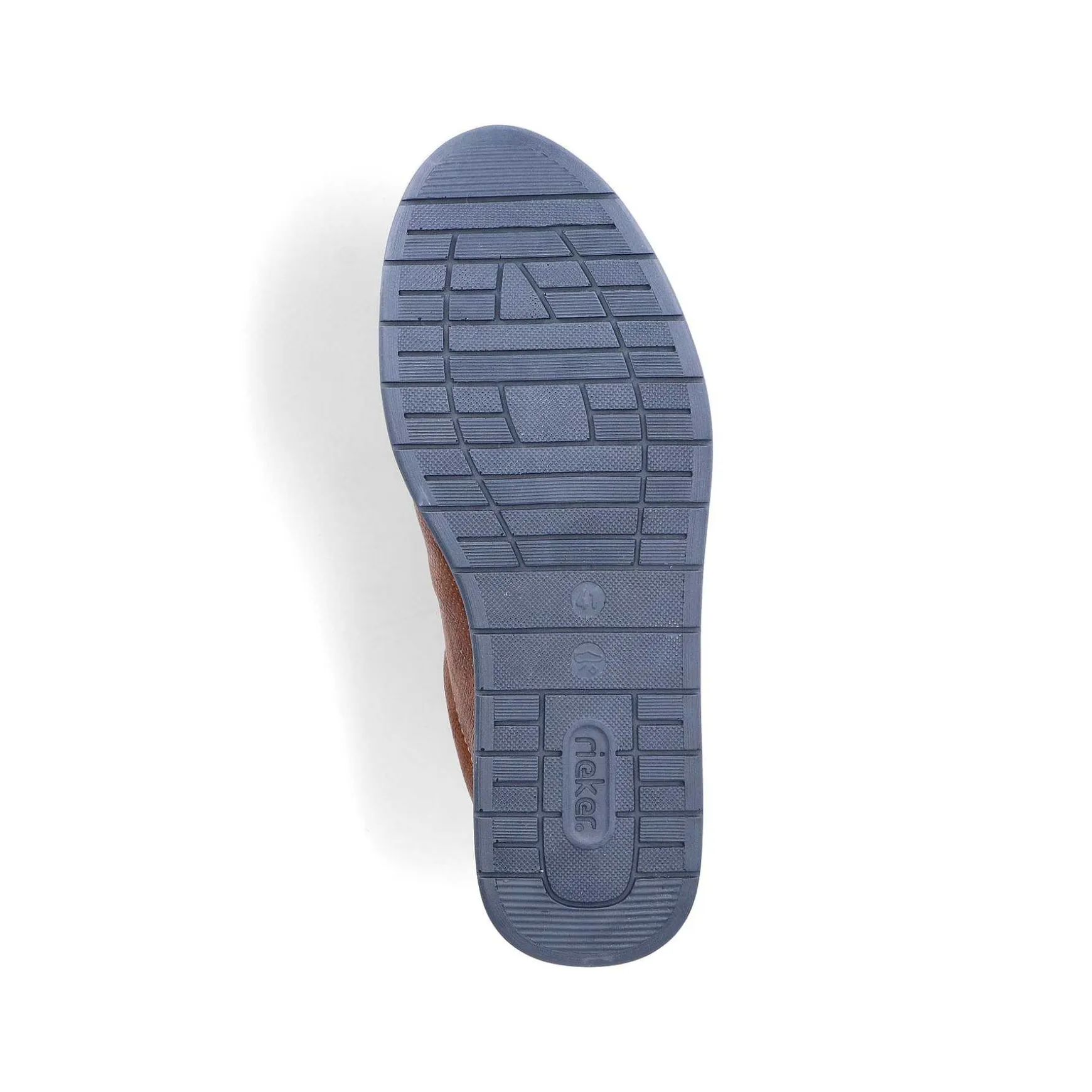 Rieker Men'S Lace-Up Shoes Chestnut Brown