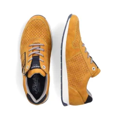 Rieker Men'S Lace-Up Shoes Sunflower Yellow-Navy Blue