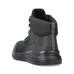 Rieker Men'S Lace-Up Shoes Asphalt Black