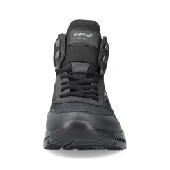 Rieker Men'S Lace-Up Shoes Asphalt Black