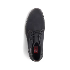 Rieker Men'S Lace-Up Shoes Asphalt Black