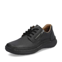 Rieker Men'S Lace-Up Shoes Night Black