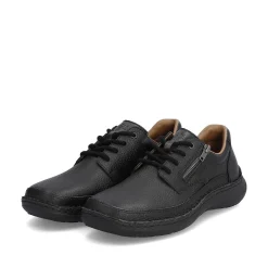 Rieker Men'S Lace-Up Shoes Night Black