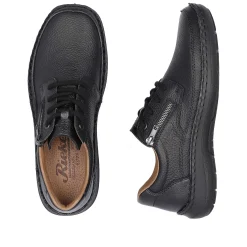 Rieker Men'S Lace-Up Shoes Night Black