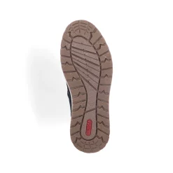 Rieker Men'S Lace-Up Shoes Asphalt Black