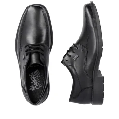 Rieker Men'S Lace-Up Shoes Midnight Black