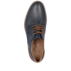 Rieker Men'S Lace-Up Shoes Navy Blue