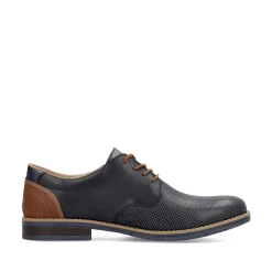 Rieker Men'S Lace-Up Shoes Navy Blue
