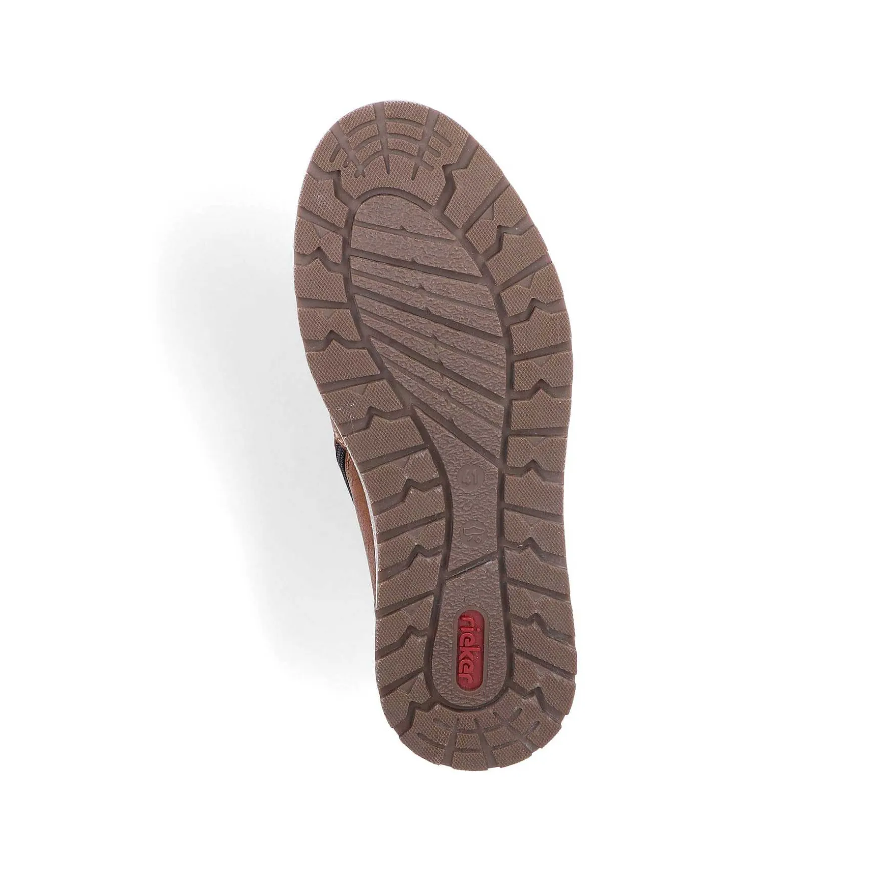 Rieker Men'S Lace-Up Shoes Caramel Brown