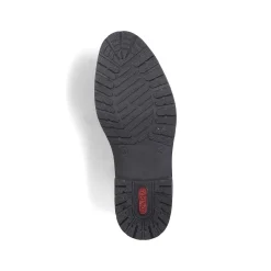 Rieker Men'S Lace-Up Shoes Glossy Black