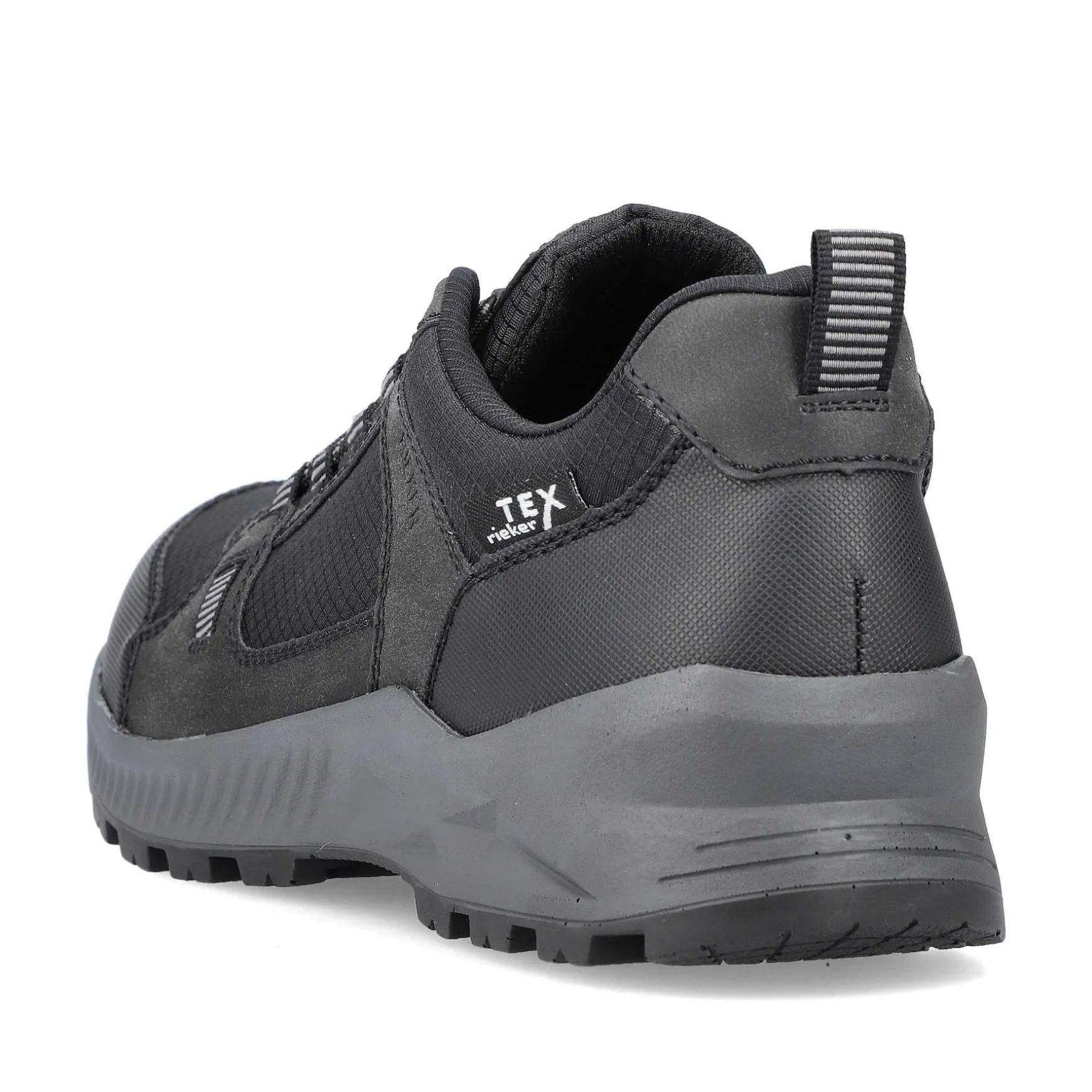 Rieker Men'S Lace-Up Shoes Jet Black