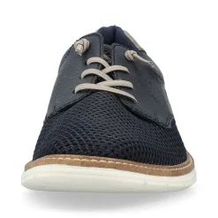 Rieker Men'S Lace-Up Shoes, Slate Blue