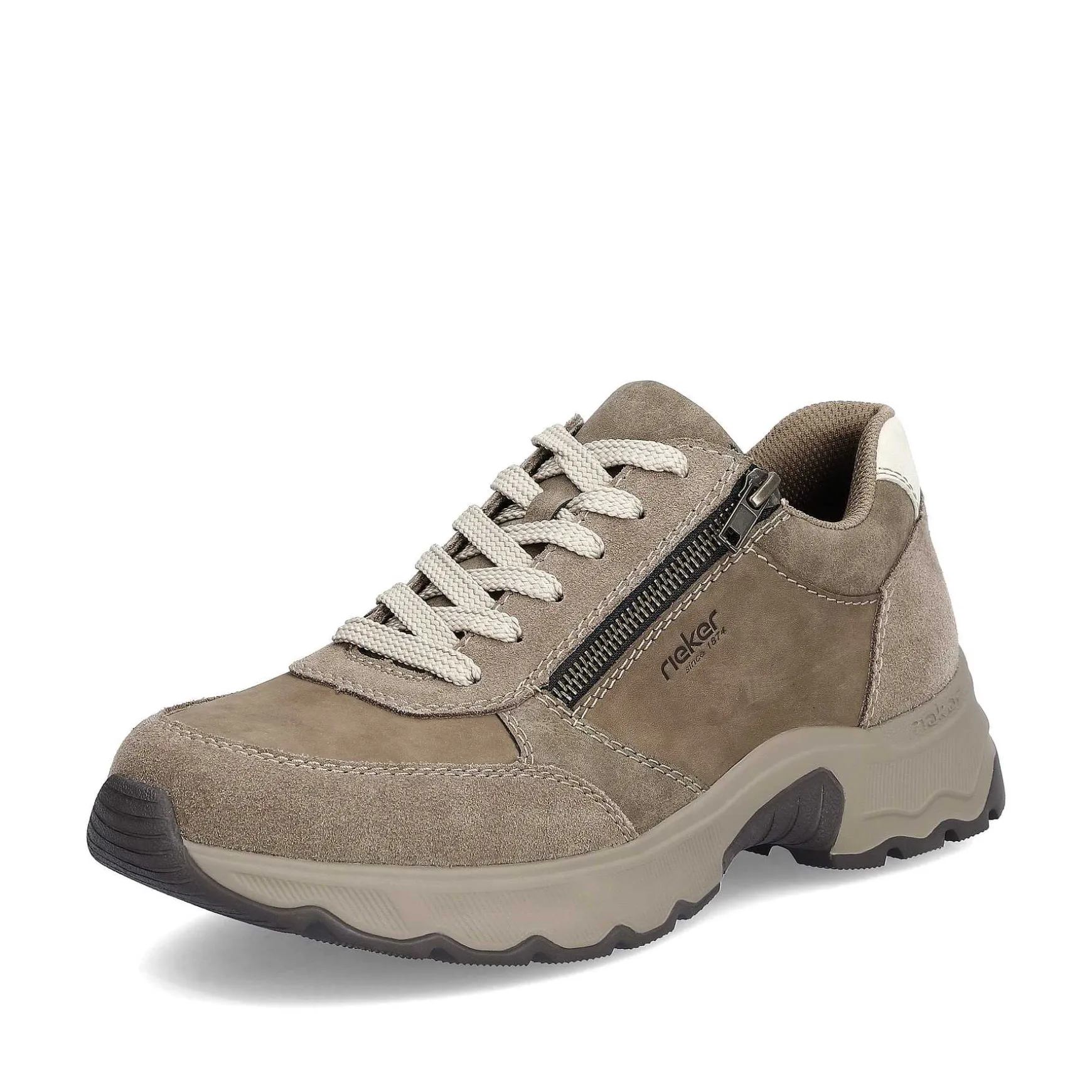 Rieker Men'S Lace-Up Shoes Light Brown