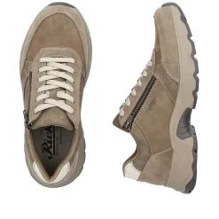 Rieker Men'S Lace-Up Shoes Light Brown