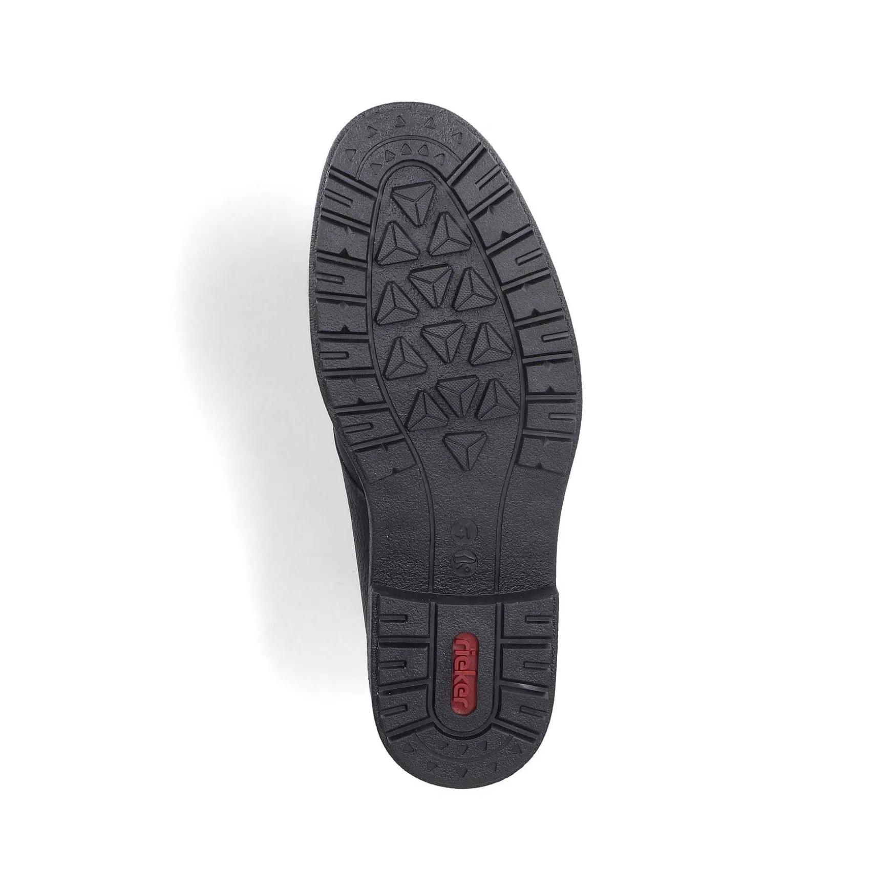 Rieker Men'S Lace-Up Shoes Asphalt Black