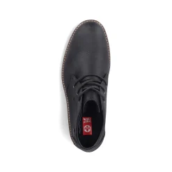 Rieker Men'S Lace-Up Shoes Asphalt Black