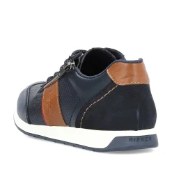 Rieker Men'S Lace-Up Shoes Ocean Blue