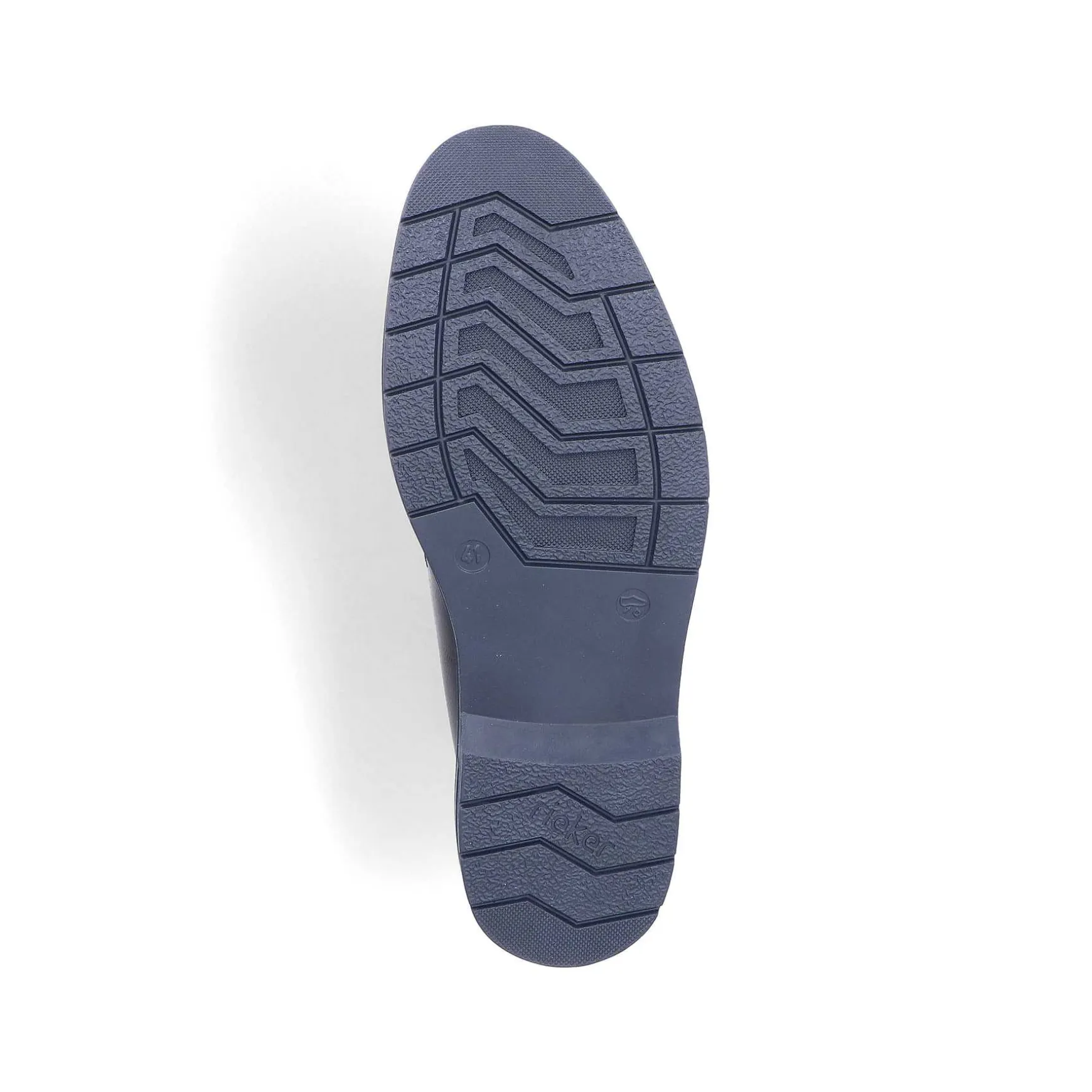 Rieker Men'S Lace-Up Shoes Glossy Black