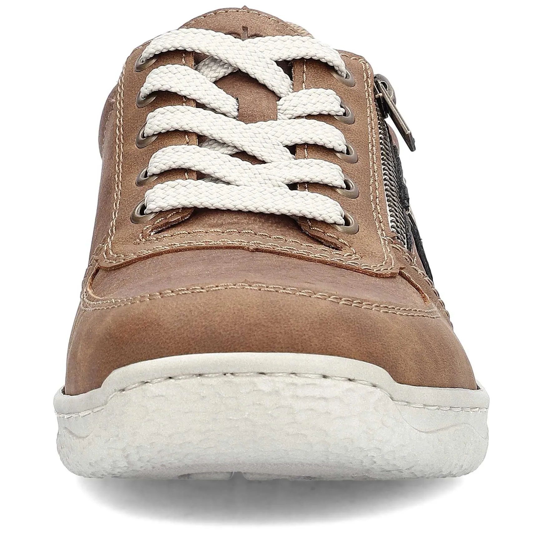 Rieker Men'S Lace-Up Shoes Nougat Brown