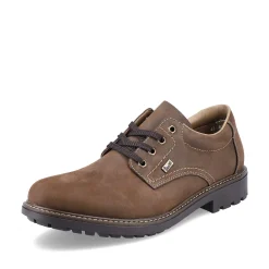 Rieker Men'S Lace-Up Shoes Coffee Brown