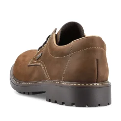 Rieker Men'S Lace-Up Shoes Coffee Brown