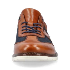 Rieker Men'S Lace-Up Shoes Cinnamon Brown-Ocean Blue