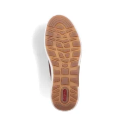 Rieker Men'S Lace-Up Shoes Chestnut Brown