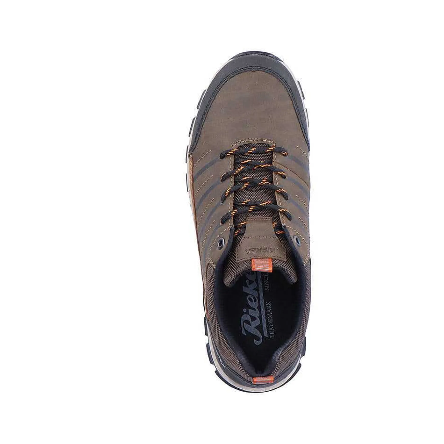Rieker Men'S Lace-Up Shoes Chestnut Brown