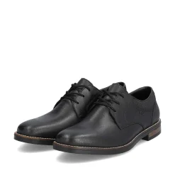 Rieker Men'S Lace-Up Shoes Night Black