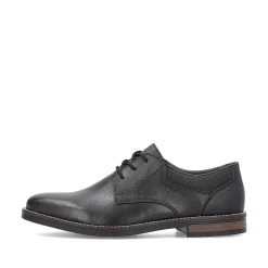 Rieker Men'S Lace-Up Shoes Night Black