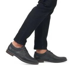 Rieker Men'S Lace-Up Shoes Night Black