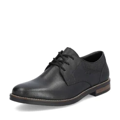 Rieker Men'S Lace-Up Shoes Night Black