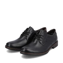 Rieker Men'S Lace-Up Shoes Midnight Black