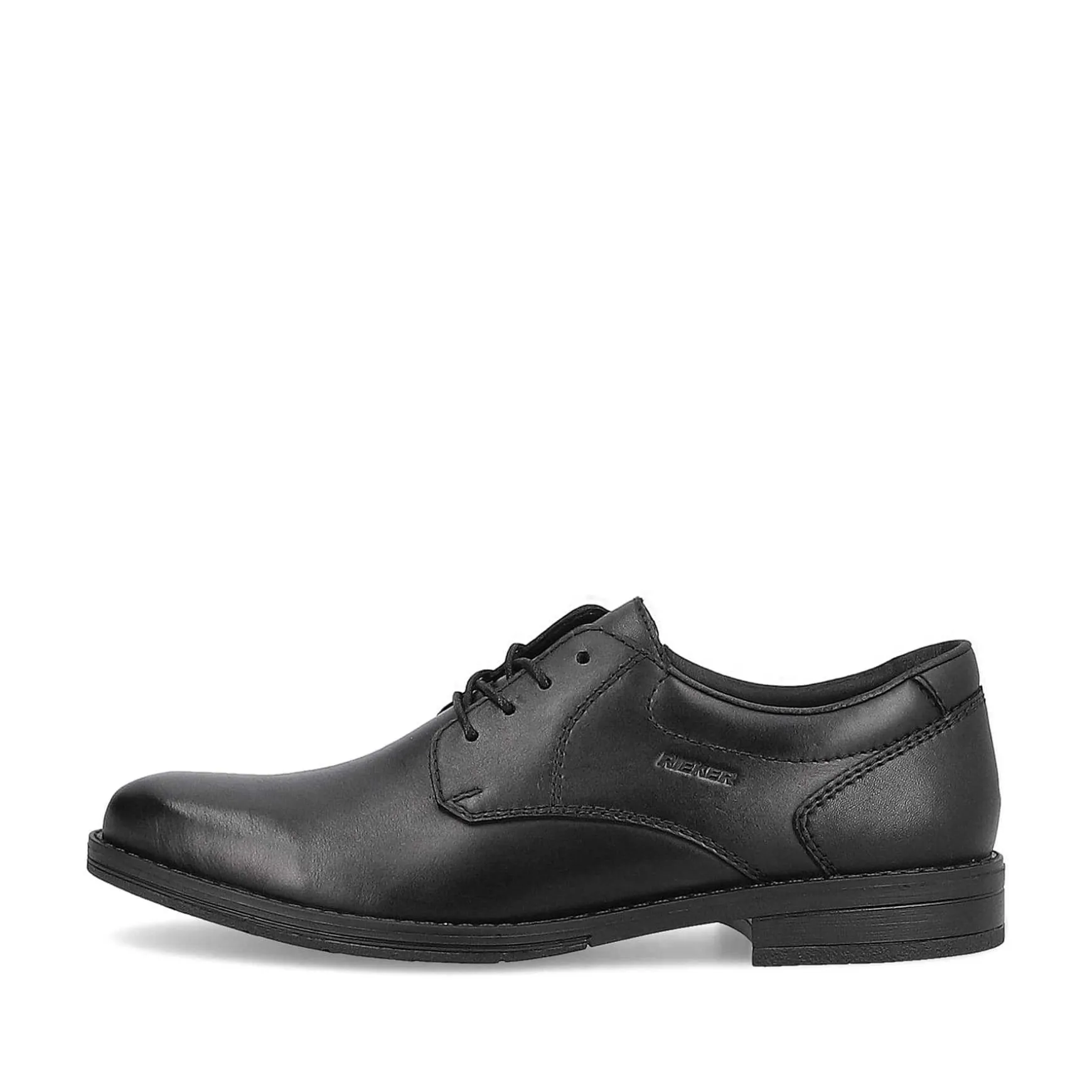 Rieker Men'S Lace-Up Shoes Midnight Black