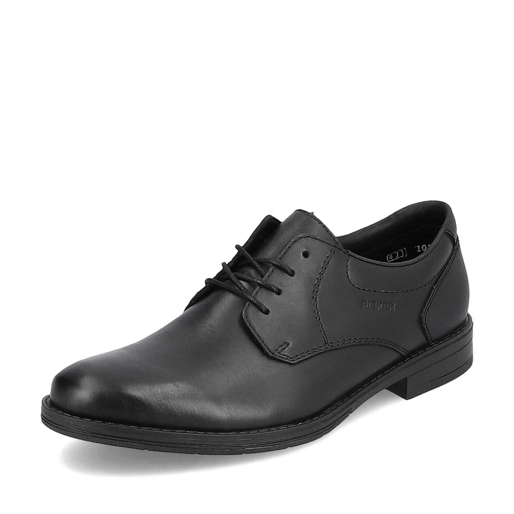 Rieker Men'S Lace-Up Shoes Midnight Black