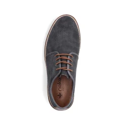 Rieker Men'S Lace-Up Shoes Dark Grey