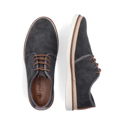 Rieker Men'S Lace-Up Shoes Dark Grey