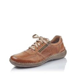 Rieker Men'S Lace-Up Shoes Caramel Brown