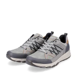 Rieker Men'S Lace-Up Shoes Moon Grey