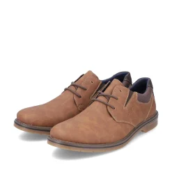 Rieker Men'S Lace-Up Shoes Clay Brown