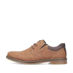 Rieker Men'S Lace-Up Shoes Clay Brown